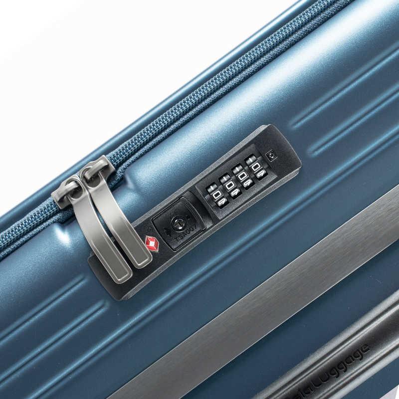 A.L.I　スーツケース ジッパータイプ 宿泊目安：7〜9日間 099L 日本製 横開きフロントオープン ［TSAロック搭載］ 藍鋼　MX-8011RVTL-28の画像
