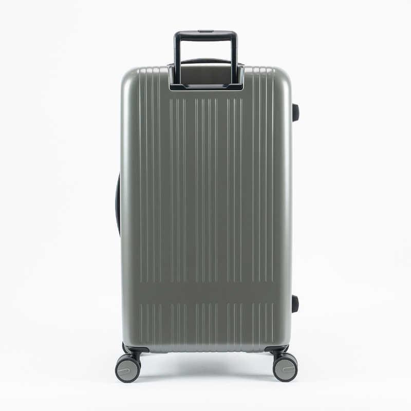 A.L.I　スーツケース ジッパータイプ 宿泊目安：7〜9日間 099L 日本製 横開きフロントオープン ［TSAロック搭載］ 緑灰　MX-8011RVTL-28の画像