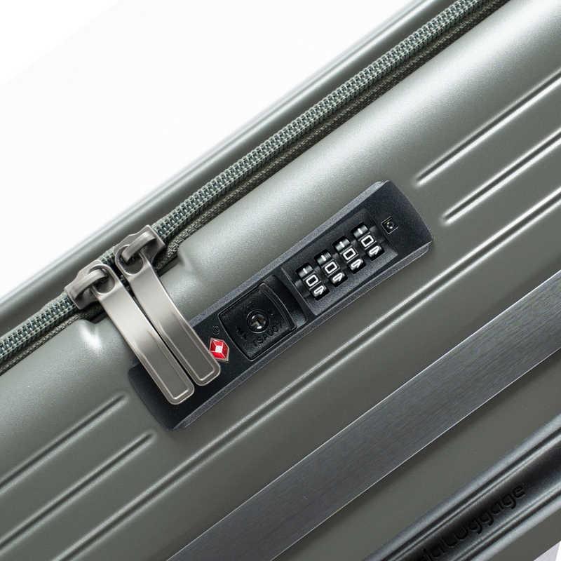 A.L.I　スーツケース ジッパータイプ 宿泊目安：7〜9日間 099L 日本製 横開きフロントオープン ［TSAロック搭載］ 緑灰　MX-8011RVTL-28の画像
