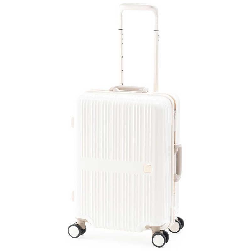 A.L.I　ハードキャリー Dream Light フレームタイプ クリームホワイト [TSAロック搭載 /36L /2泊〜3泊] 超軽量 再生PET生地 極静音キャスター　ALI-099-18 A.L.I ハードキャリー Dream Light フレームタイプ クリームホワイト