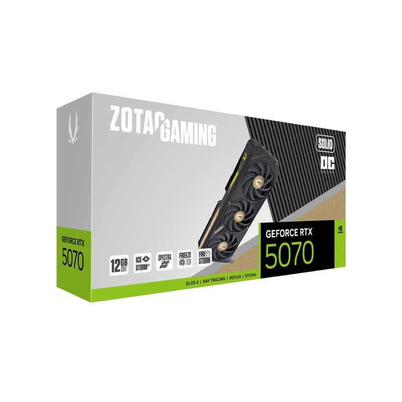 ZOTAC ゲーミンググラフィックボード RTX 5070 SOLID OC ZOTAC ゲーミンググラフィックボード RTX 5070 SOLID OC