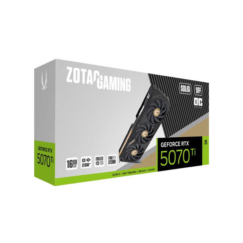 ZOTAC ゲーミンググラフィックボード RTX 5070 Ti SOLID SFF OC ZOTAC ゲーミンググラフィックボード RTX 5070 Ti SOLID SFF OC
