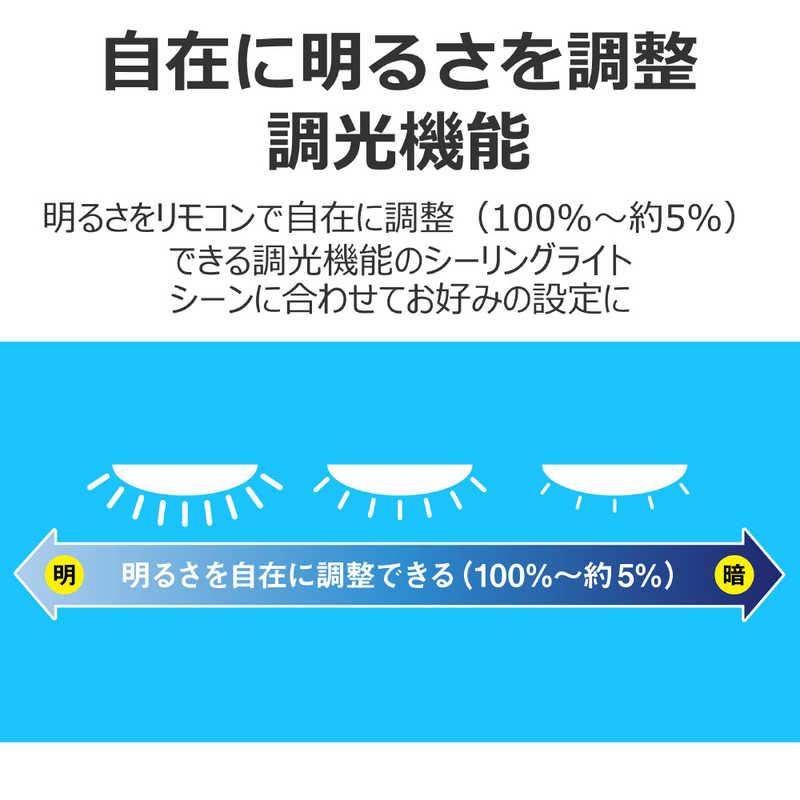 東芝　TOSHIBA　LED照明 シーリングライト 8畳 昼光色 スピーカー付き 全面発光 リモコン付属　NLEH08018E-SDLD_4