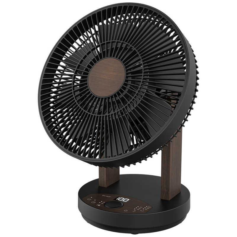 【未開封新品】DCサーキュレーター ブラック 静音省エネ QUADS EASY QUADS ワンタッチ分解DCサーキュレーター EASY FIT AIR MOKUME