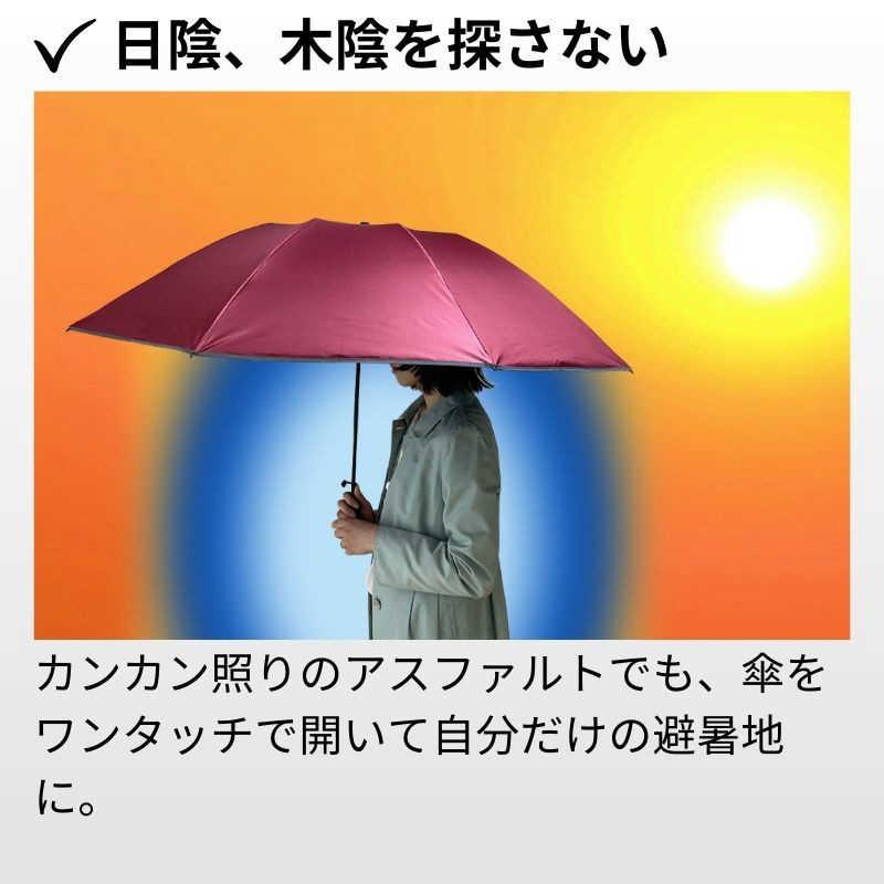 NIG (折りたたみ傘/晴雨兼用) だれも濡らさない逆 ブルー NURASAN-J BL