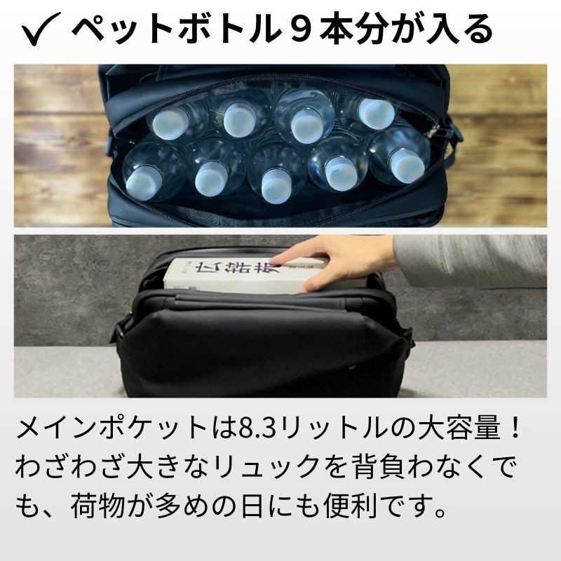 NIG ワーカーズボディバッグ QUICK PACK 13 ノートPC対応 13インチ 8.3