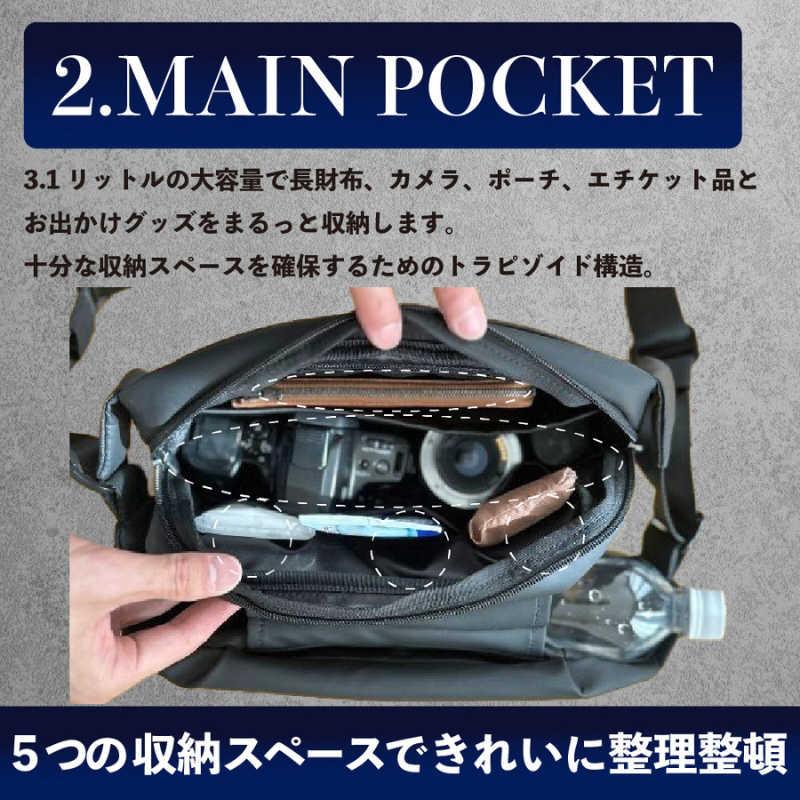 NIG 快適ミニマルバッグ QUICK PACK9 3.1リットル 6＋5収納 大容量