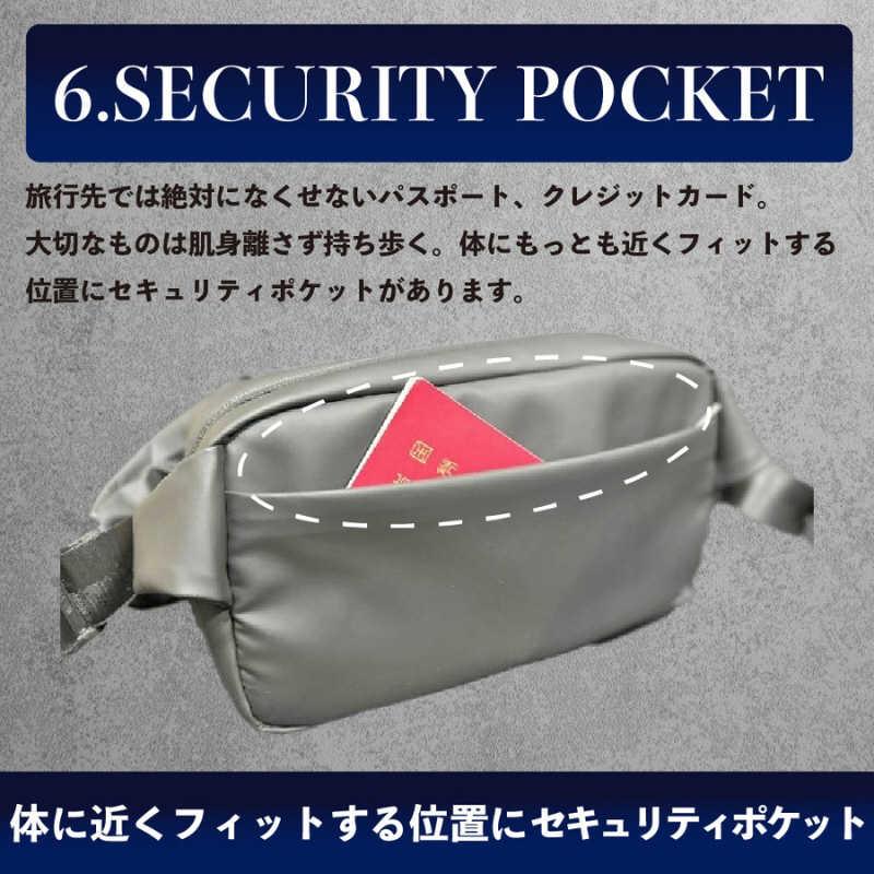 【美品】QUICK PACK 9【GRAY WHITE】 NIG 快適ミニマルバッグ QUICK PACK9 3.1リットル 6＋5収納 大容量