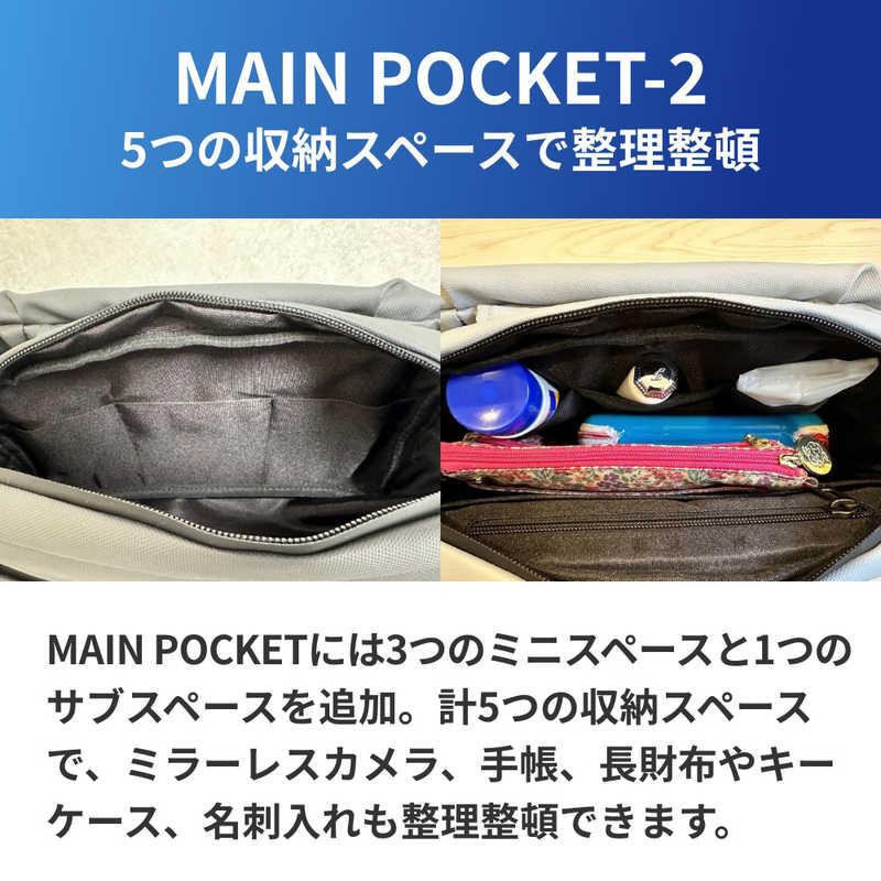 NIG　防水ボディバッグ QUICK PACK TRASPO ミニタブレット対応 3.1リットル 6＋5収納 大容量 ニグ ブラック　QP9TRASPOBKの画像