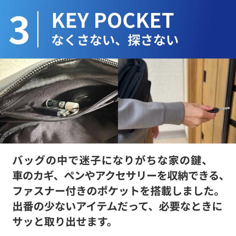 NIG　防水ボディバッグ QUICK PACK TRASPO ミニタブレット対応 3.1リットル 6＋5収納 大容量 ニグ ブラック　QP9TRASPOBKの画像