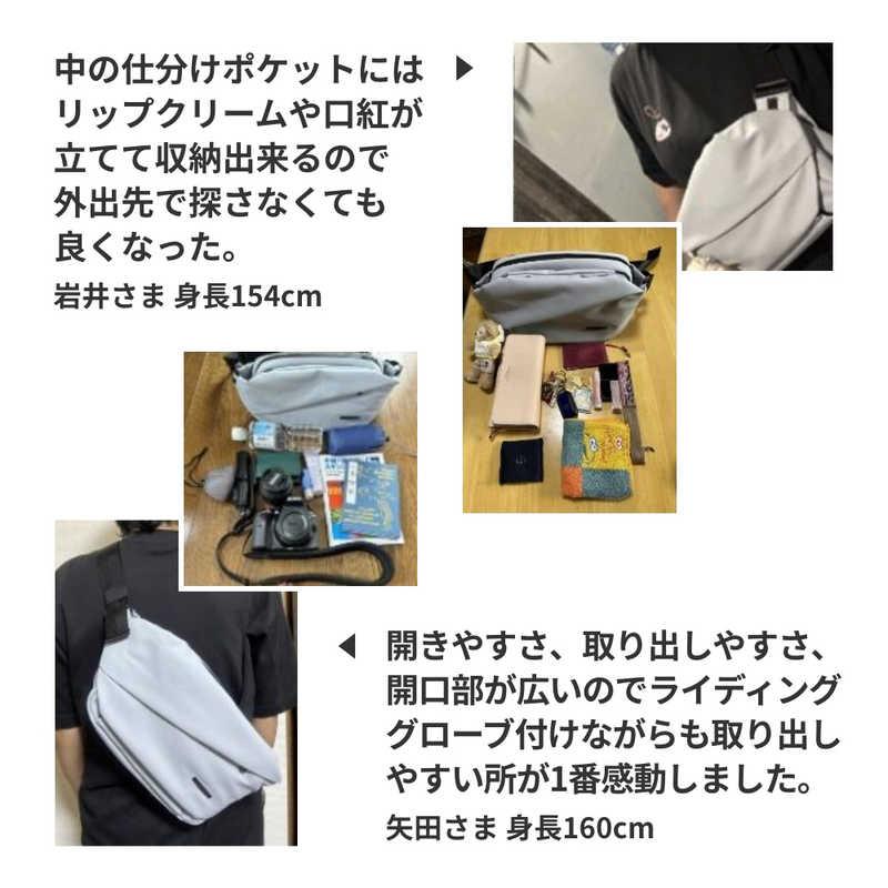 NIG　防水ボディバッグ QUICK PACK TRASPO ミニタブレット対応 3.1リットル 6＋5収納 大容量 ニグ ブラック　QP9TRASPOBKの画像