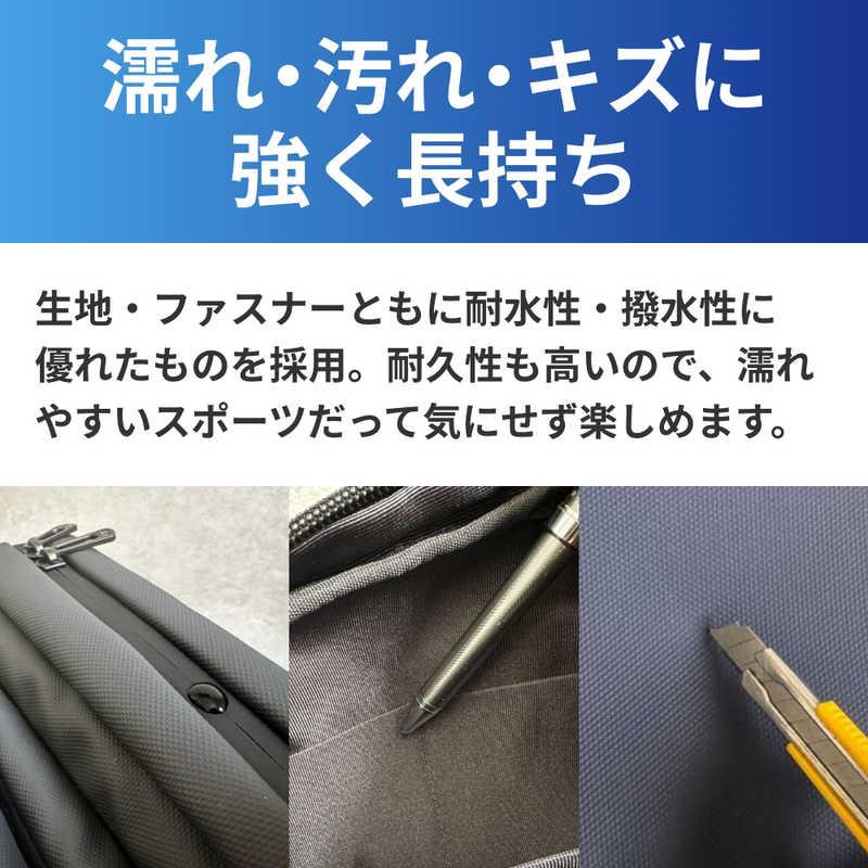 NIG　防水ボディバッグ QUICK PACK TRASPO ミニタブレット対応 3.1リットル 6＋5収納 大容量 ニグ ブラック　QP9TRASPOBKの画像
