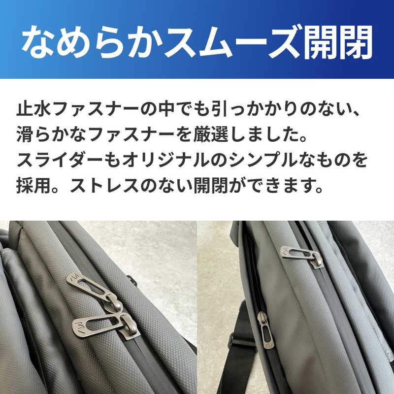 NIG　防水ボディバッグ QUICK PACK TRASPO ミニタブレット対応 3.1リットル 6＋5収納 大容量 ニグ ブラック　QP9TRASPOBKの画像