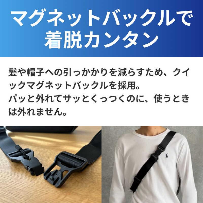 NIG　防水ボディバッグ QUICK PACK TRASPO ミニタブレット対応 3.1リットル 6＋5収納 大容量 ニグ ブラック　QP9TRASPOBKの画像
