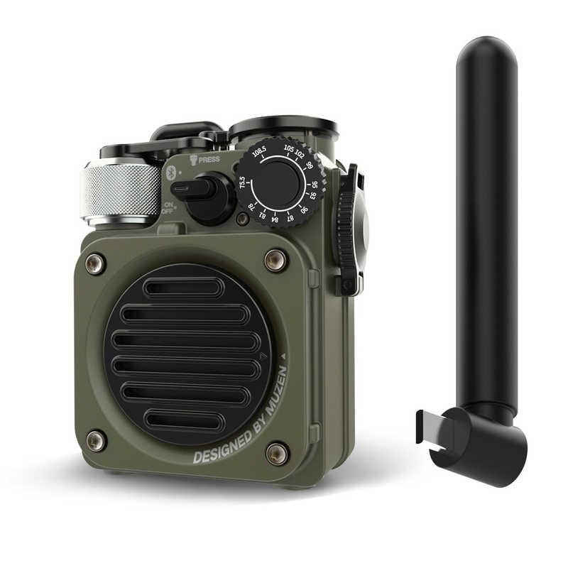 MUZEN Wild Mini 第3世代 Bluetooth スピーカー ジャングルグリーン MW