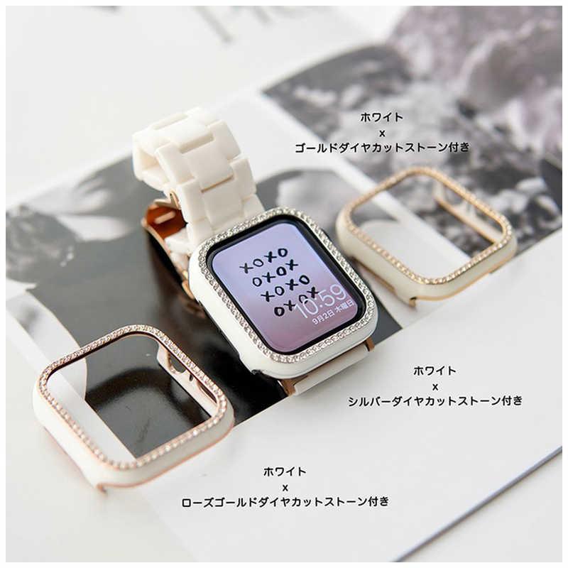 GAACAL Apple Watch Series 4-6/SE1-2 40mm スワロフスキーフレーム 