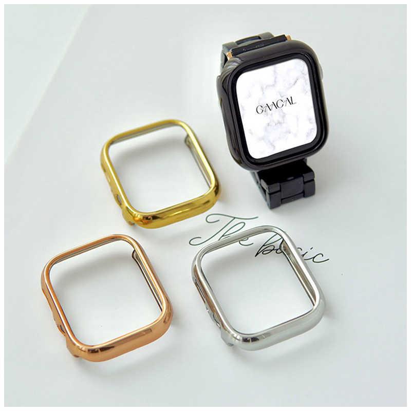 GAACAL　Apple Watch Series 7/8 45mm プラスチックフレーム GAACAL(ガーカル) メタリックローズゴールド 　W00224R6｜y-kojima｜02