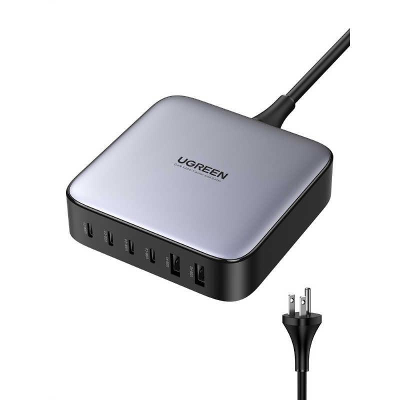 UGREEN Nexode 200W GaN デスクトップ急速充電器 6ポート ［6ポート 