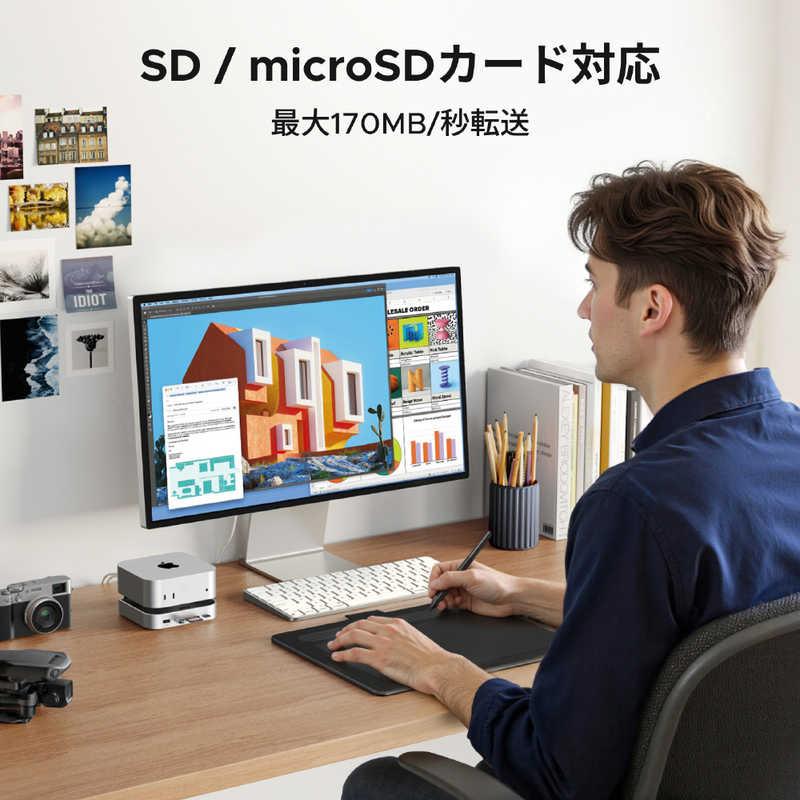 UGREEN Mac mini M4/M4 Pro 専用 10-in-1 ドッキングステーション