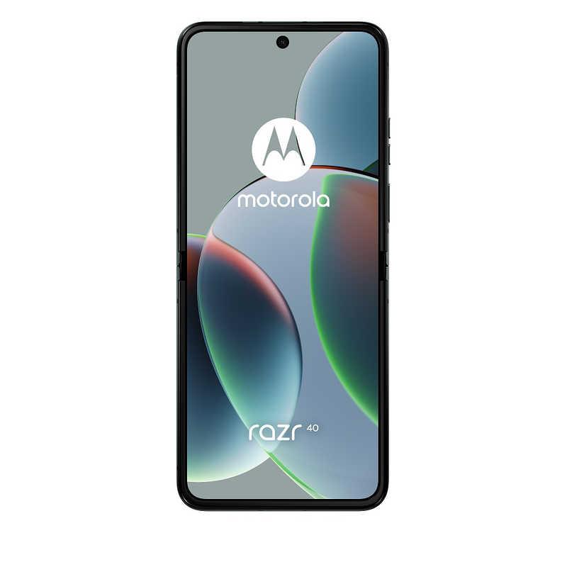 モトローラ　motorola SIMフリースマートフォン razr 40 Qualcomm Snapdragon 7 Gen 1 6.9インチ nanoSIM/eSIM セージグリーン　PAYC0000JP｜y-kojima｜04