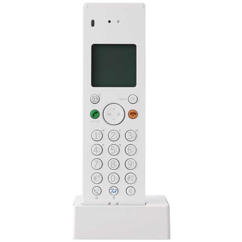 プラマイゼロ 送料無料でお届けします 親機コードレスタイプ 子機なし デジタルコードレス留守番電話機 人気の定番 ホワイト XMT‐Z040W
