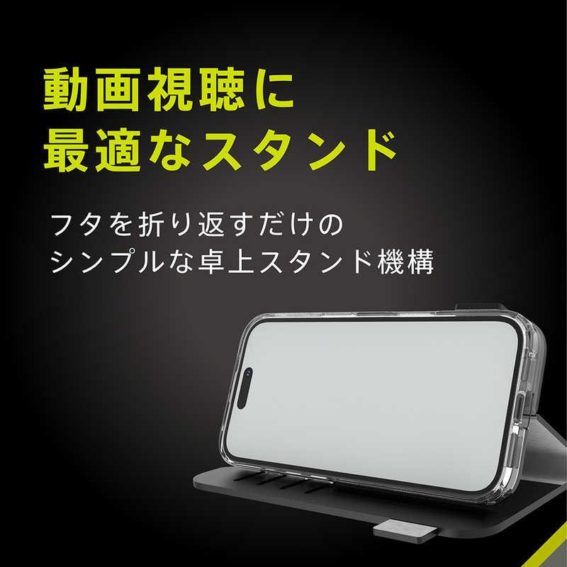 トリニティ iPhone 16(6.1インチ)［FlipNote］ 耐衝撃フリップノート