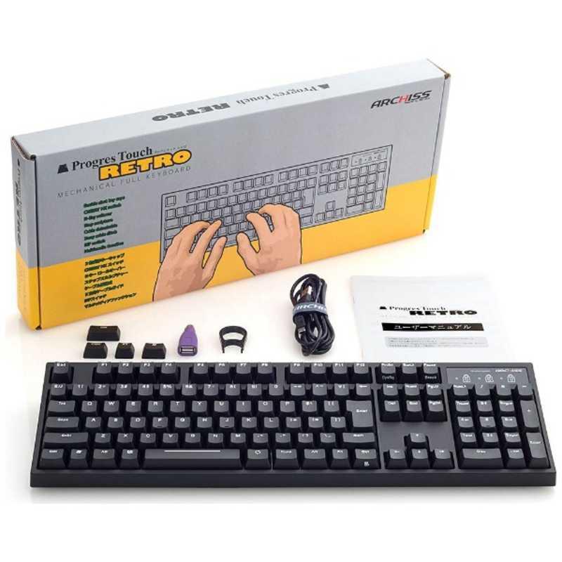 新作入荷!! ARCHISS アーキス キーボード CHERRY MX 静音赤軸 ProgresTouch RETRO PS 2 USB 有線 AS-KBPD08 SRBKN east-wind.jp 新作入荷!! ARCHISS アーキス キーボード CHERRY MX 静音赤軸 ProgresTouch RETRO PS 2 USB 有線 AS-KBPD08 SRBKN east-wind.jp