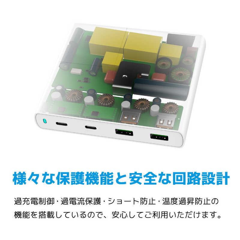 MOBO　ＭＯＢＯ　ＵＳＢ　ＰＤ　３．０対応　ＵＳＢ−Ｃ　ｘ２　（６０Ｗ　／　３０Ｗ）　ＵＳＢ−Ａ　ｘ２　（合計３６Ｗ）　AM-PDC63A2 ホワイト｜y-kojima｜11