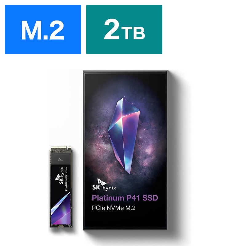 SKHYNIX 内蔵SSD PCI-Express接続 Platinum P41 2TB M.2 2280 ［M.2