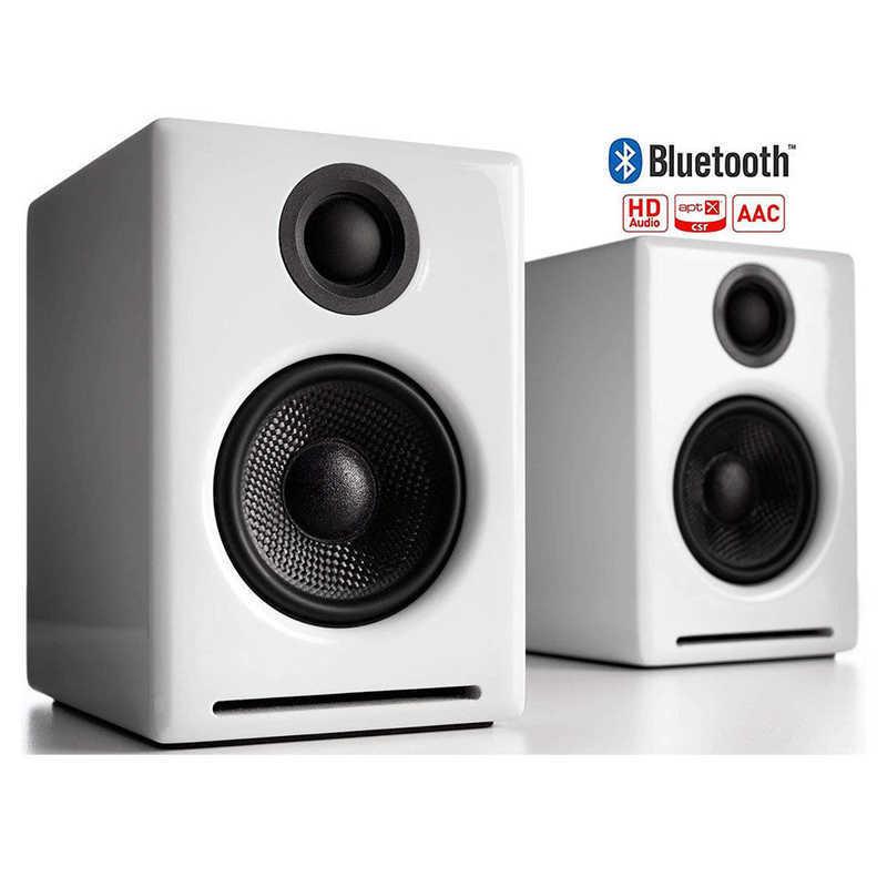 AUDIOENGINE Bluetoothスピーカー ハイグロス・ホワイトペイント (ペア 