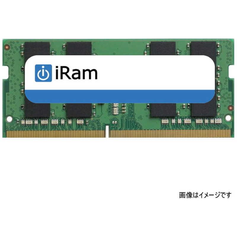 iRam 8GB ×2 (計16GB) DDR4 2400MHz SODIMM IRAM 増設用メモリ iMac 2017 27インチ用[SO-DIMM DDR4 /8GB /1枚