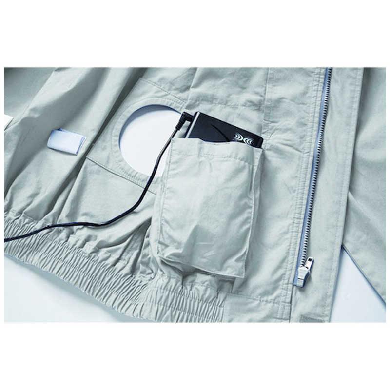 空調服 綿薄手ワークウエアのみ ダークブルー M : コジマYahoo!店