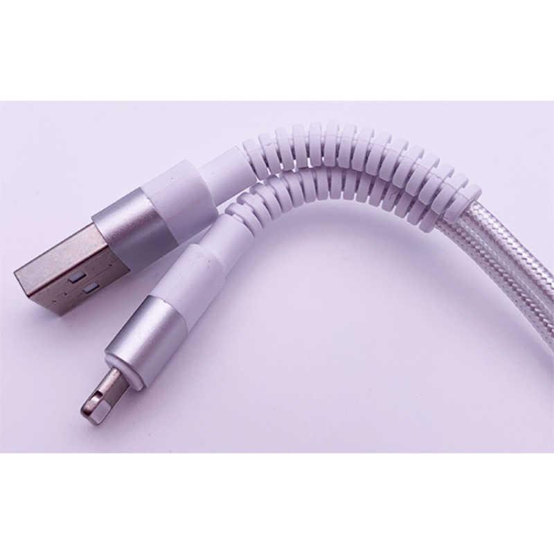 オズマ　【MFI認証】Lightning⇔USB-A 超ブッシュケーブル 3A対応 50cm ホワイト　UD-STLSS050W｜y-kojima｜04