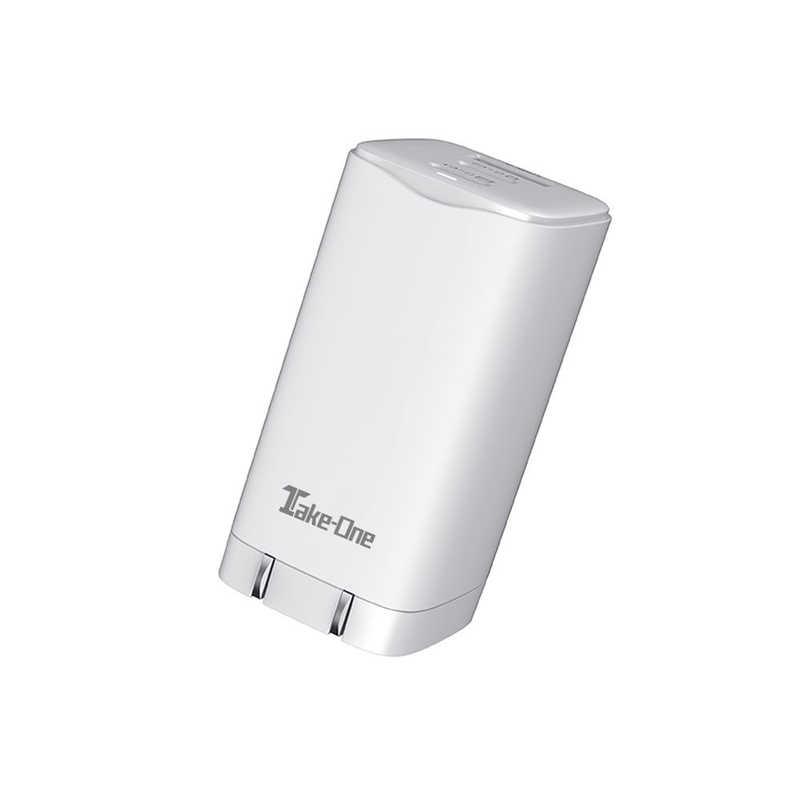 USB PD 3.0 3ポート充電器 ホワイト TAKEONE 超コンパクトUSB PD急速充電器 ［3ポート］ TC65PD-WH