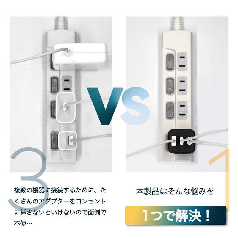 TAKEONE 超コンパクトUSB PD急速充電器 ［3ポート］ TC65PD-WH