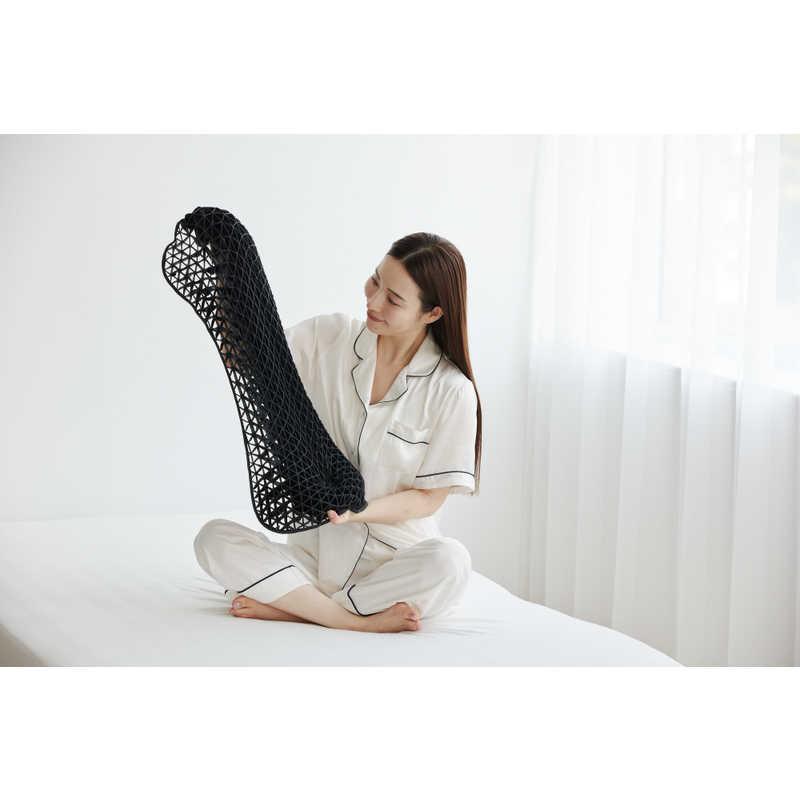 太陽 ヒツジのいらない枕 Fit ブラック [テンセル枕カバー (ホワイト