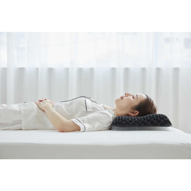 太陽 ヒツジのいらない枕 Fit ブラック [テンセル枕カバー (ホワイト