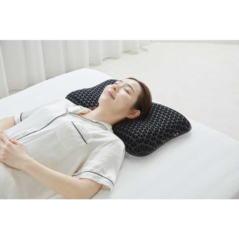 太陽 ヒツジのいらない枕 Fit ブラック [テンセル枕カバー (ホワイト