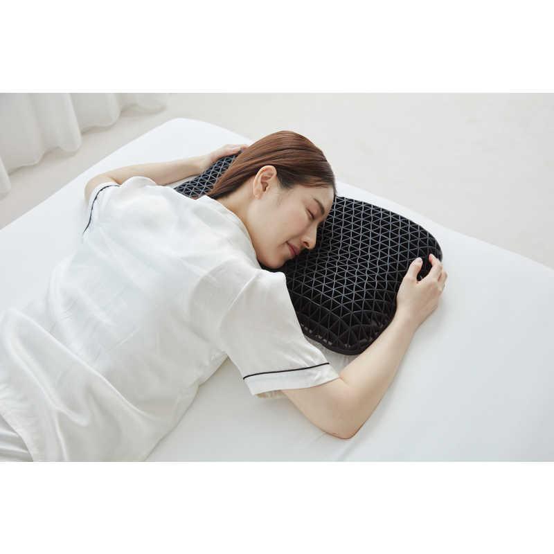 太陽 ヒツジのいらない枕 Fit ブラック [テンセル枕カバー (ホワイト