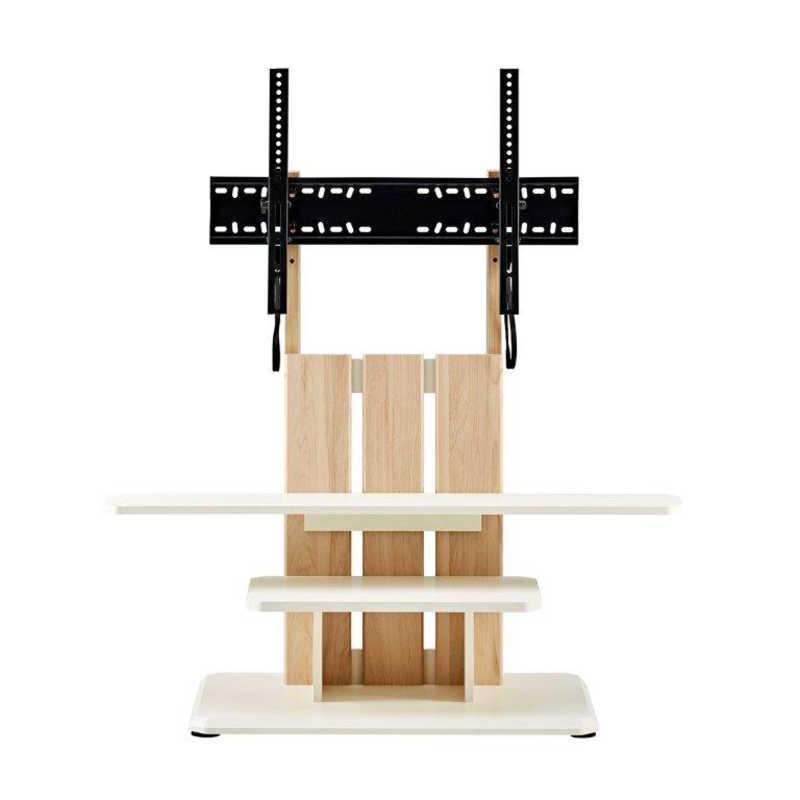 朝日木材 32〜77インチ対応 テレビスタンド Swing (自立式)ナチュラル