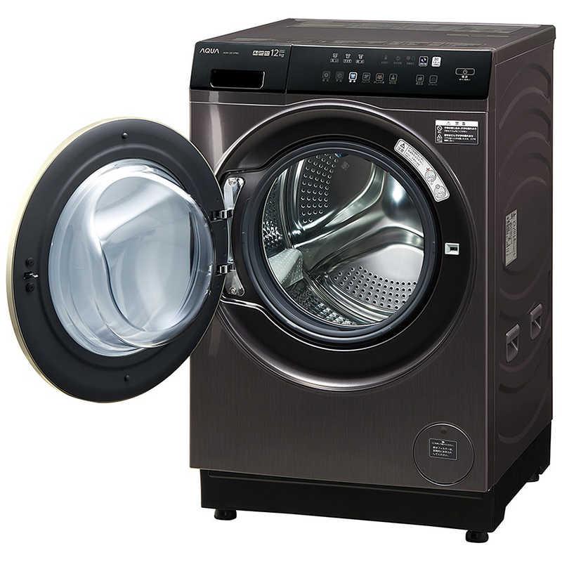 AQUA ドラム式洗濯機 12kg ヒートポンプ式 ドラム式洗濯乾燥機 AQUA ホワイト AQW-DX12R-L(W) ［洗濯12.0kg