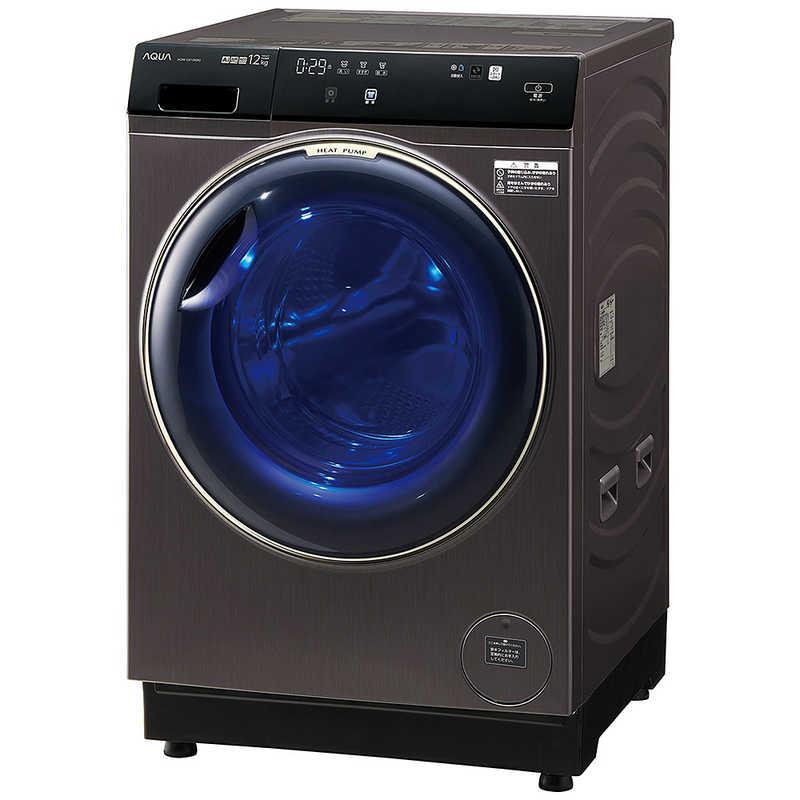 AQUA ヒートポンプ式 ドラム洗濯機 12kg アクア AQUA ドラム式洗濯乾燥機 (右開き) 洗濯12.0kg 乾燥6.0kg