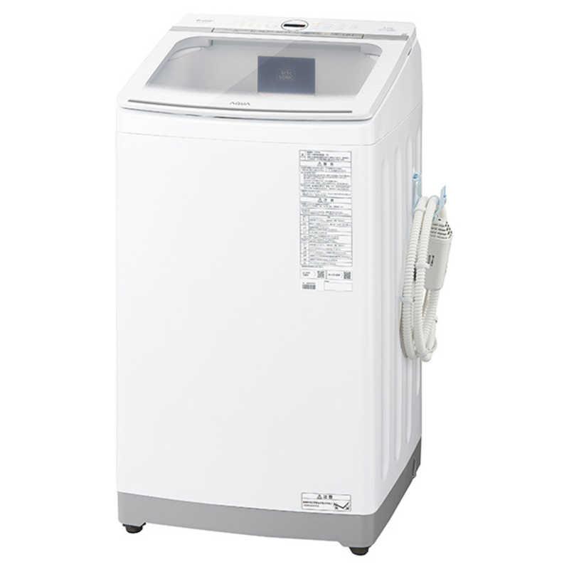 アクア AQUA 全自動洗濯機 洗濯8.0kg Prette plus プレッテプラス VXシリーズ 自動投入 ホワイト AQW-VX8A-W（標準設置無料）の画像