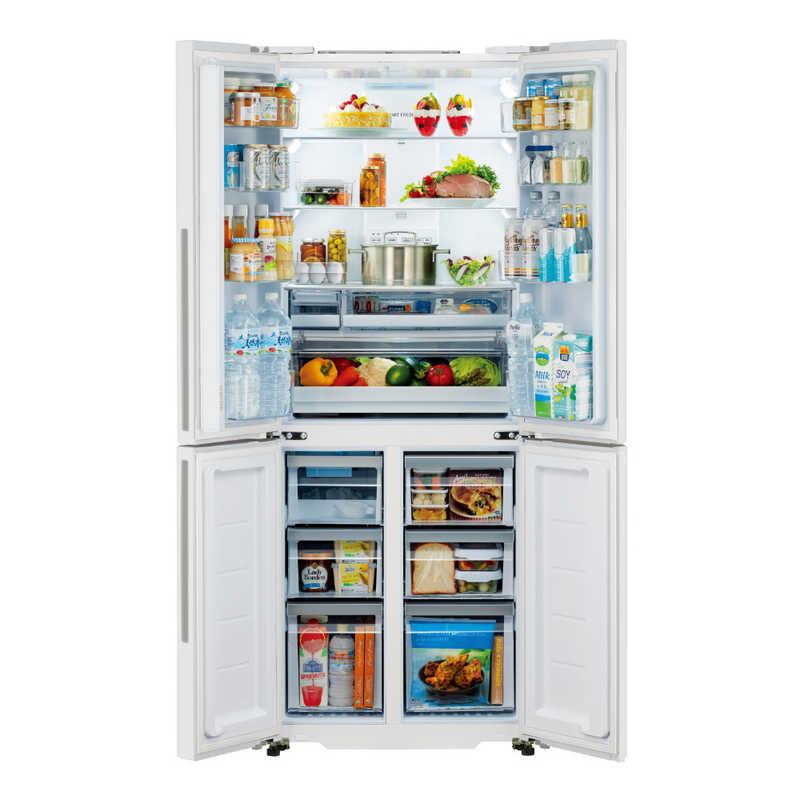 アクア AQUA 冷蔵庫 4ドア 420L フレンチドア(観音開き) 大容量6
