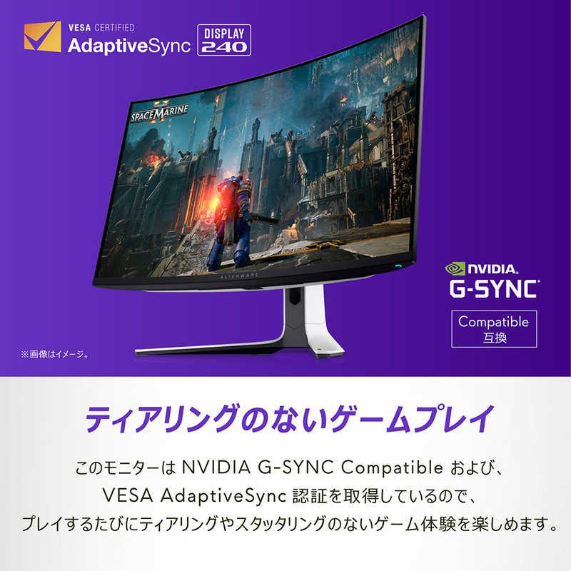 DELL　デル　Alienwareゲーミングモニター［31.5型 /有機EL 4K(3840×2160) /ワイド /曲面型］ ルナライト　AW3225QF-R｜y-kojima｜05