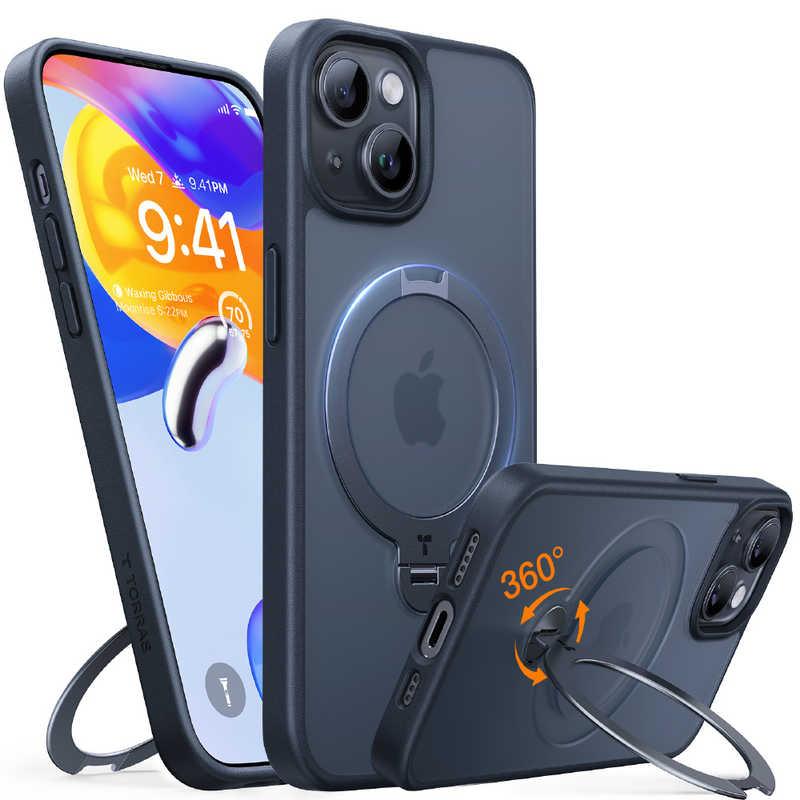 TORRASトラス UPRO Ostand Spin for iPhone 15 [ Black TORRASトラス UPRO Ostand Spin for iPhone 15 [ Black
