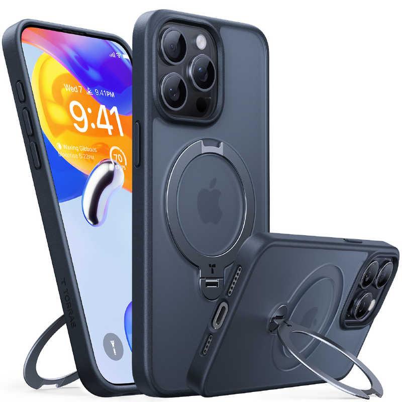 TORRASトラス UPRO Ostand Spin for iPhone 15 Pro [ Black TORRASトラス UPRO Ostand Spin for iPhone 15 Pro [ Black