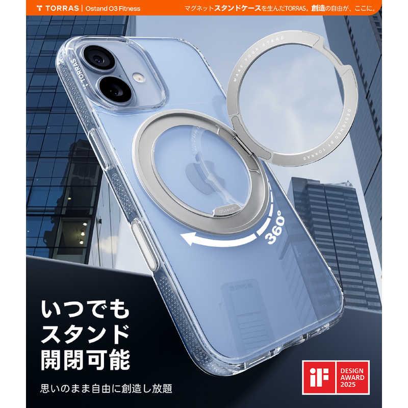 TORRASトラス Torras - Ostand O3 Fitness Case for iPhone 17 クリア