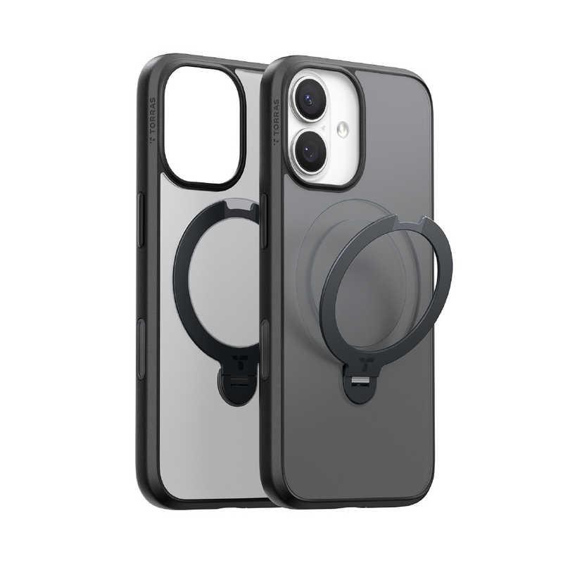 TORRASトラス Torras - Ostand Q3 Spin Case for iPhone 17 ブラック