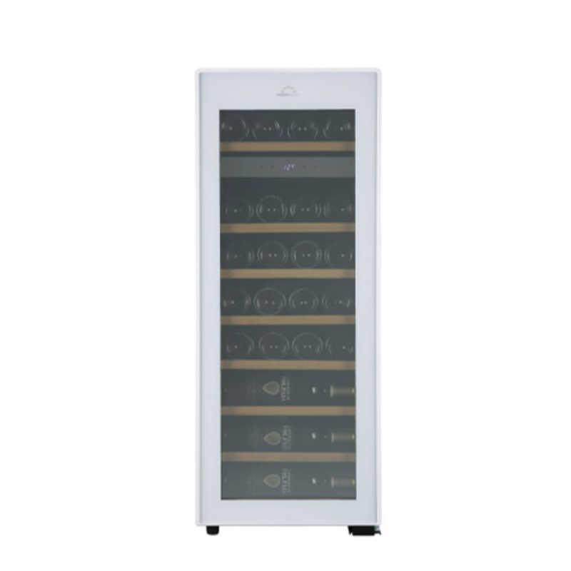 フォルスタージャパン ワインセラー 29本 右開き ホワイト FJE-76GS-WH